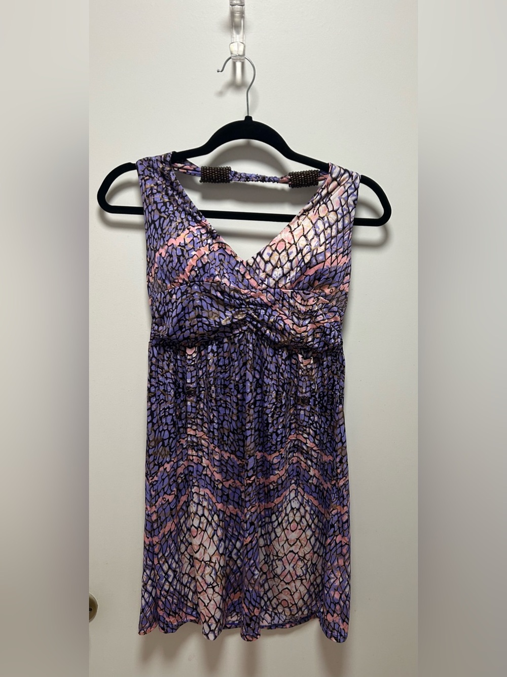 Ingear Purple & Pink Halter Dress Size Medium